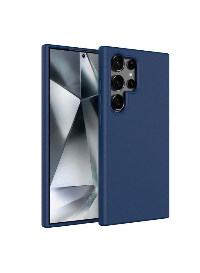 erorex For Samsung Galaxy S24 Ultra 5G Wheat Straw Material + TPU Phone Case(Blue)