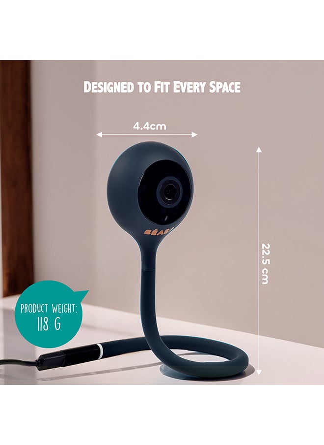 BEABA Zen Connect Smart Wi-Fi Baby Video Monitor – Night Blue  - Image 3