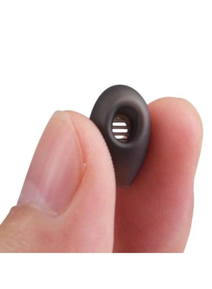 3pairs Ear Tips for Soundcore Life P2 Mini Silicone Earbuds Replacement for Earbuds S/M/L-Black  - Image 3