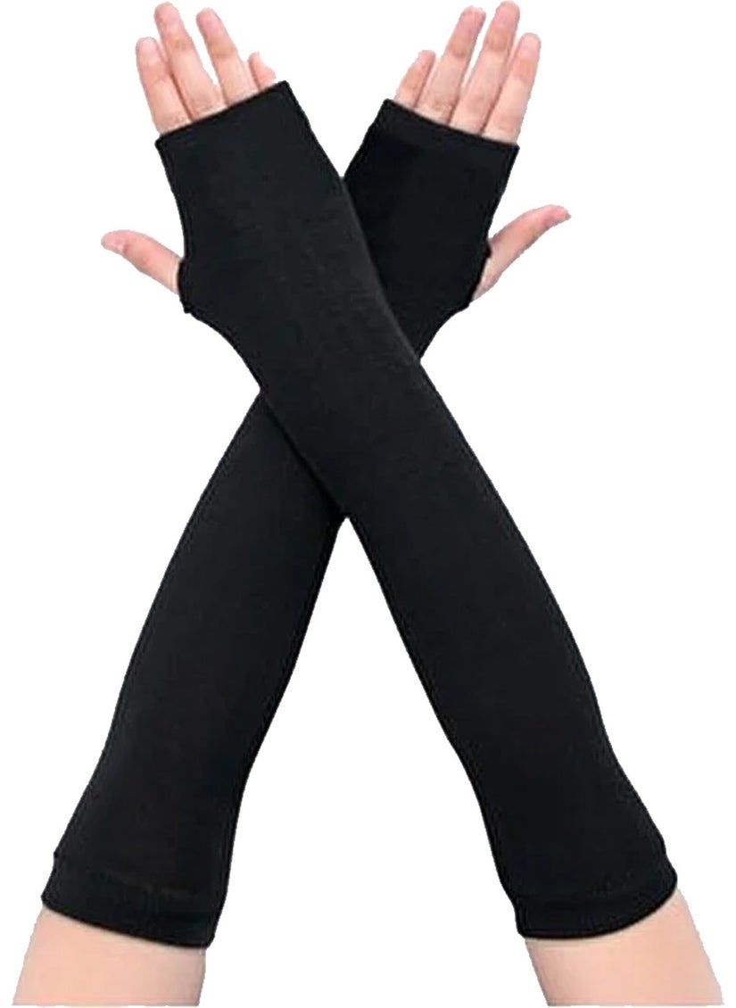 Belifanti Collection - طقم من قطعتين من أغطية الصلاة النسائية المصنوعة من القطن الممشط باللون الأسود - Image 1