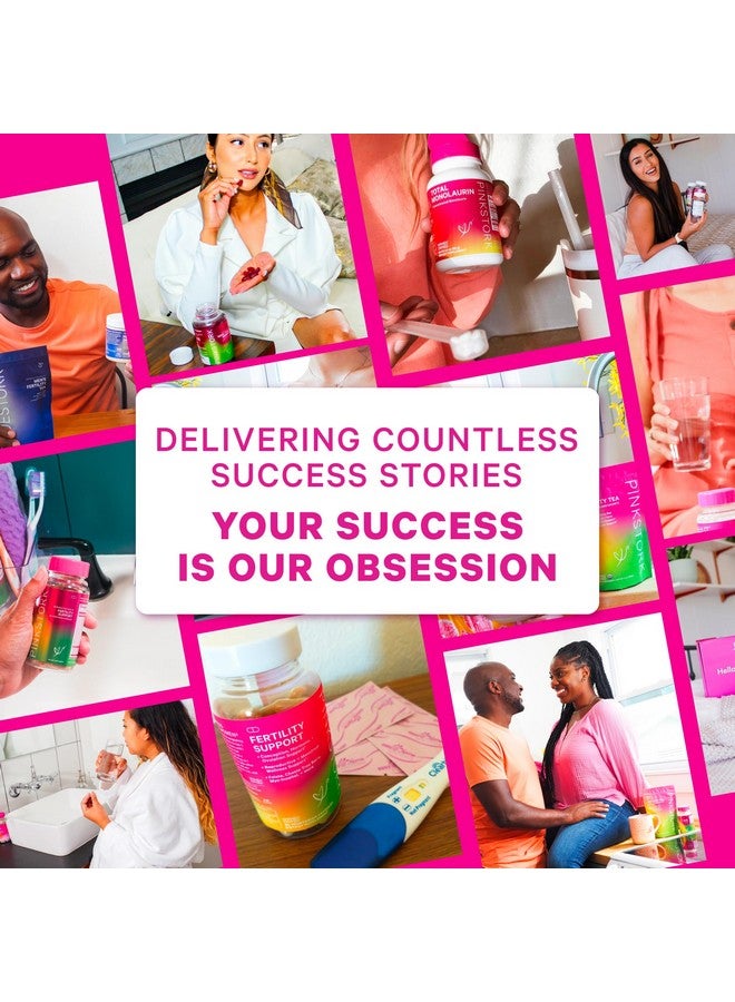 Pink Stork His and Hers Fertility Bundle: Fertility Supplements for Women, Fertility Supplements for Men, Fertility Prenatal Vitamin, Vitex, Inositol, Folate, Vitamin B6, 60 Capsules - Image 5