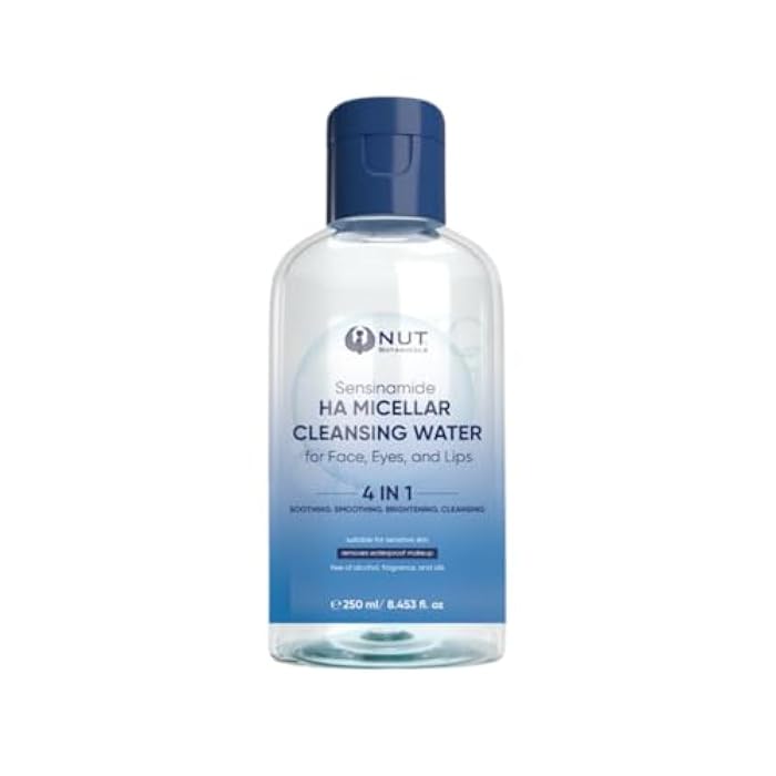 Nut Botanicals Sensinamide Ha 4 In 1 Micellar Cleansing Water And Makeup Remover 250 Ml - Image 1