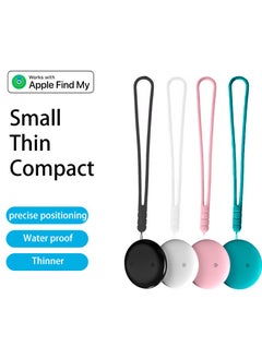 Golau XQOOPS Smart Tracker Item Finder for Apple Find My (iOS Only), Super MINI Size Key Finder Item Locator for Luggage,Wallet,Bicycle and More, IPX6 Waterproof Works Like Apple Airtag(White-1 Pack)  - Image 5