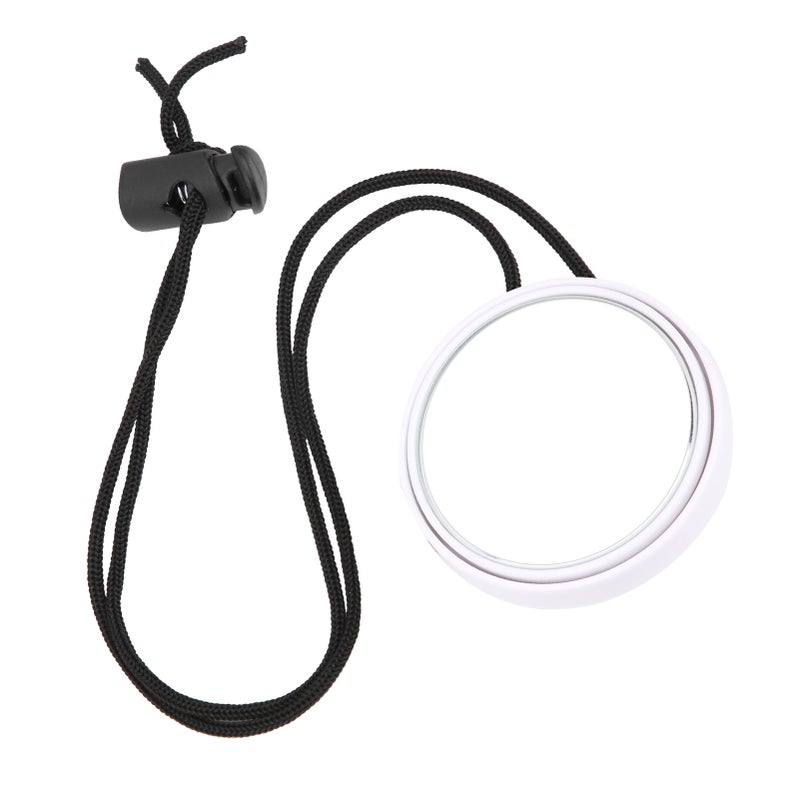 Diving Rearview Mirror 360 Degree Adjustable Rearview Mirror with Lanyard Diving AccessoryWhite - Image 4