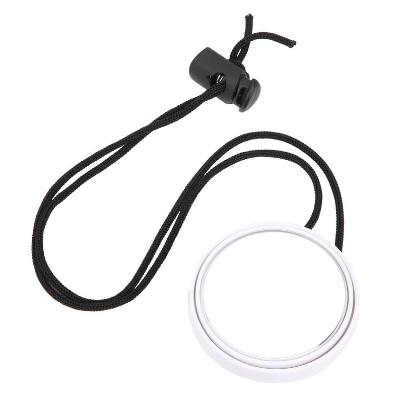 Diving Rearview Mirror 360 Degree Adjustable Rearview Mirror with Lanyard Diving AccessoryWhite - Image 2