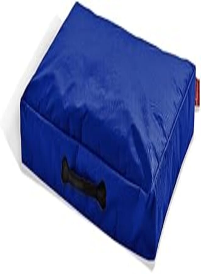 Ricrac Ratty Waterproof Lightweight Pet Bed, 80cm x 60cm x 15cm, Blue Waterproof Outdoor