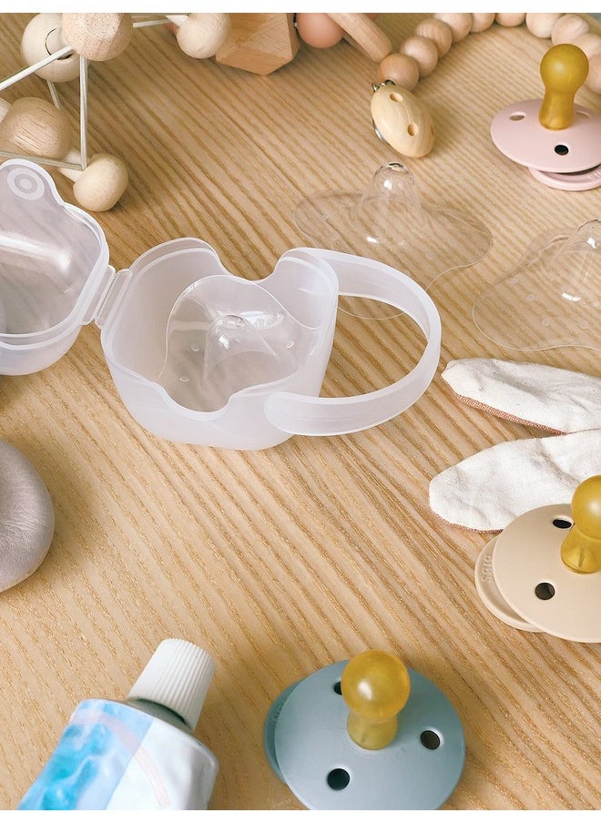 purifyou Nipple Shields For Nursing Breastfeeding Newborn 24Mm / 20Mm / 18Mm / 16Mm Set Of 3 Silicone Nipple Shield With Free Case Latch Assist Nipple Guard & Breastfeeding Shield (16Mm)  - Image 4