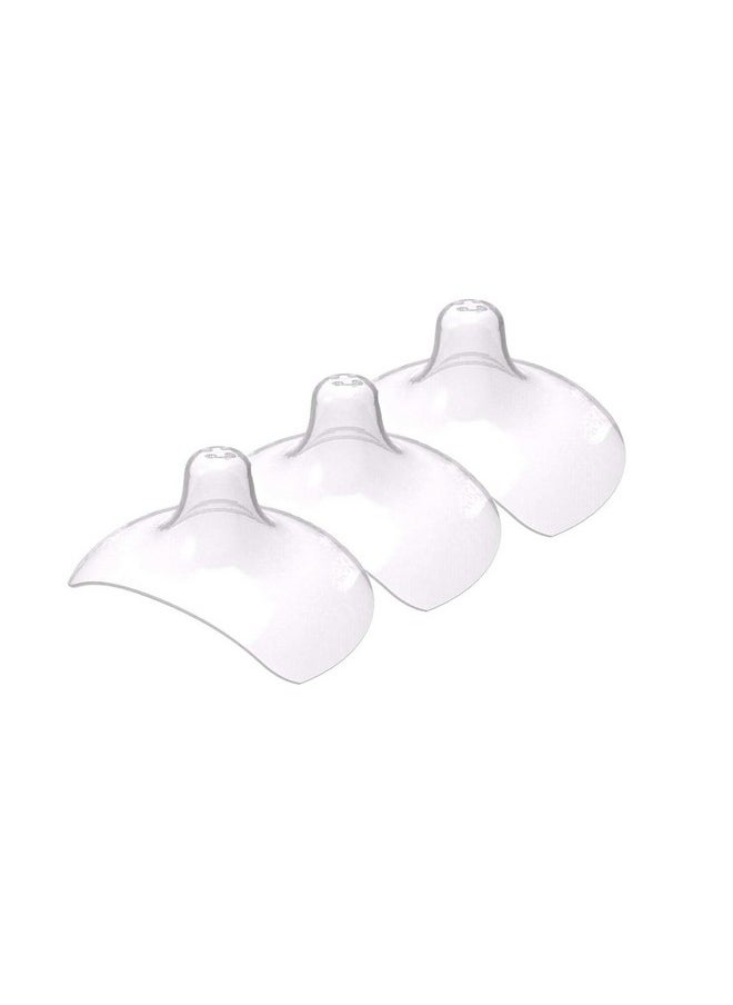 purifyou Nipple Shields For Nursing Breastfeeding Newborn 24Mm / 20Mm / 18Mm / 16Mm Set Of 3 Silicone Nipple Shield With Free Case Latch Assist Nipple Guard & Breastfeeding Shield (16Mm)  - Image 3