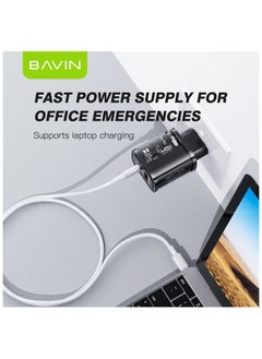 بافين شاحن حائط USB C بقدرة 36 ​​وات GaN PD/QC PPS محول طاقة شحن فائق السرعة لهواتف iPhone 12/13/14/15/16 Serie وSamsung S20/S21/S22/S23/S24 Series Pixel 7/6 وiPad Pro/Air - أسود  - Image 3
