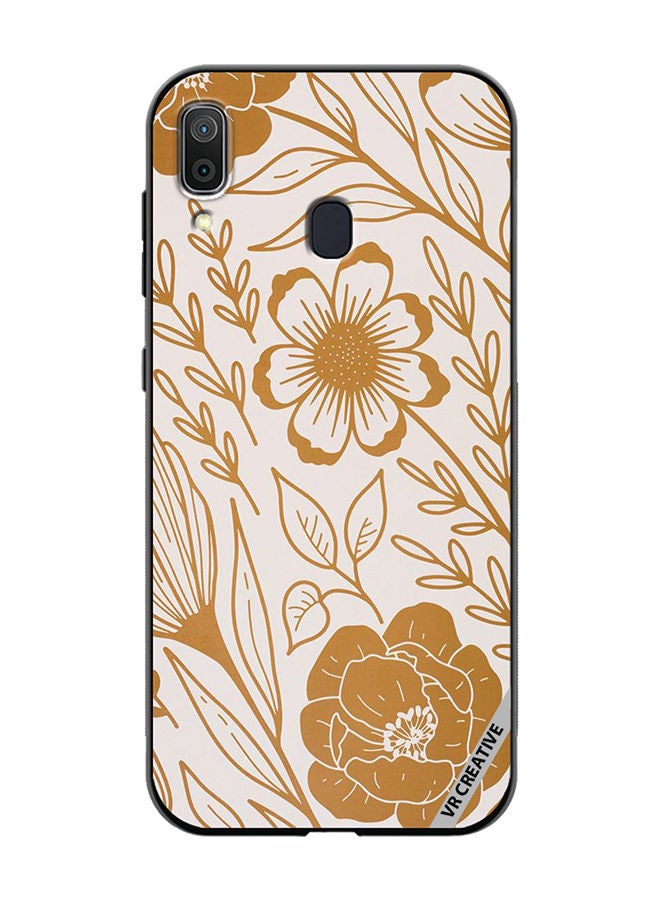 VR CREATIVE Protective Case Cover For Samsung Galaxy A30 Floral Design Multicolour - Image 1