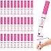 Janlaugh 30 Pcs Mini Washable Markers Bulk Broad Line Conical Tip Washable Mark Pen Set Short Coloring Paint Pen for Art Projects Teacher Party Favors ClassroomPink - Image 2