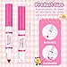 Janlaugh 30 Pcs Mini Washable Markers Bulk Broad Line Conical Tip Washable Mark Pen Set Short Coloring Paint Pen for Art Projects Teacher Party Favors ClassroomPink - Image 4