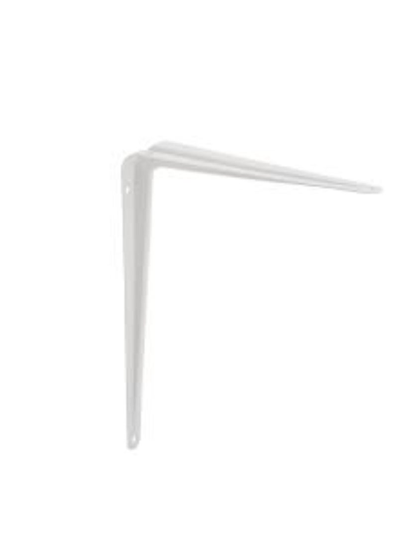 KNP KNP White Light Duty One Pair Shelf Brackets Tripod (10x12 INCH)  - Image 1