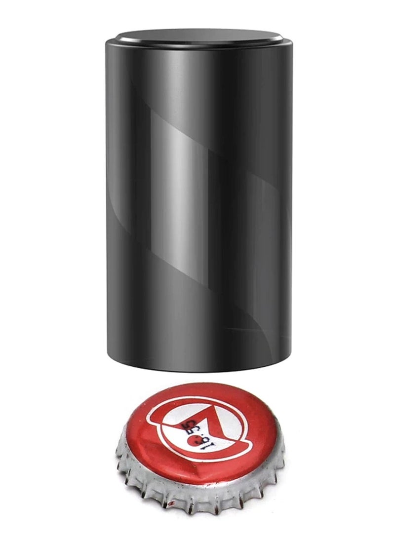 AROAQ Magnet Automatic Bottle Opener With Cap Catcher Picnic Camping Barbecue Travel And No Damage to Bottle Cap  - Image 1