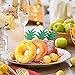 Kesote 48PCS Pineapple Cupcake Donut Cake Toppers Pineapple Cute Cupcake Picks for Summer Tropical Hawaiian Party Cake Decorations - Image 4
