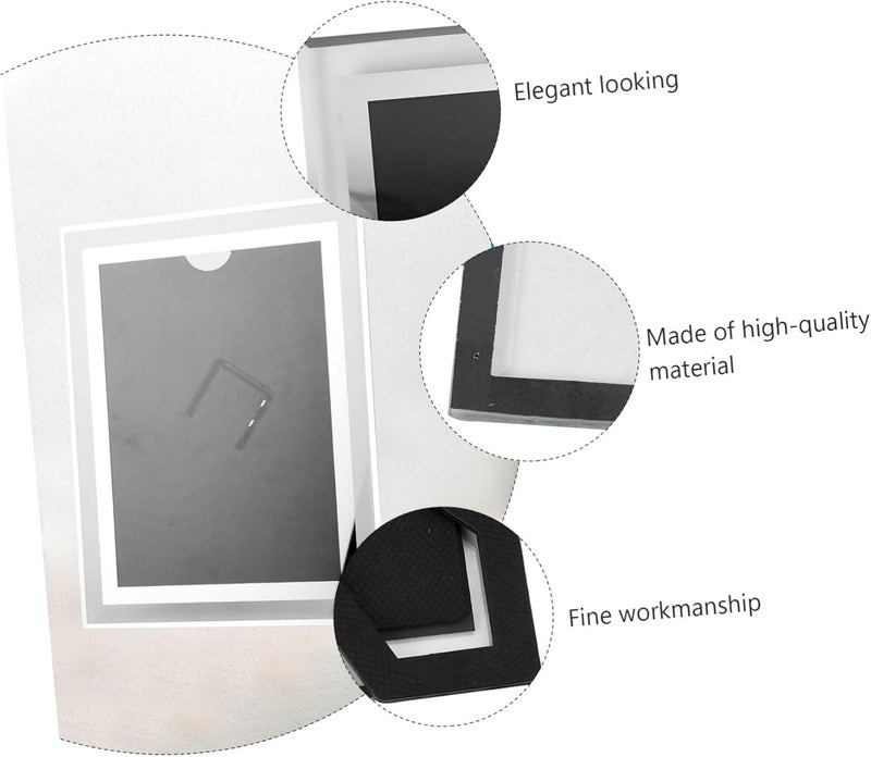 1pc Elegant Glass Photo Frame Stylish Certificate Holder for Home Office Design for Suitable for Living Room Bedroom More - Image 4