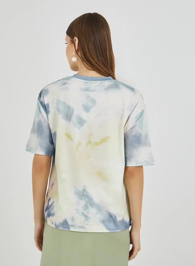Take Two Take Two Graphic Print Short Sleeve Oversized T-Shirt