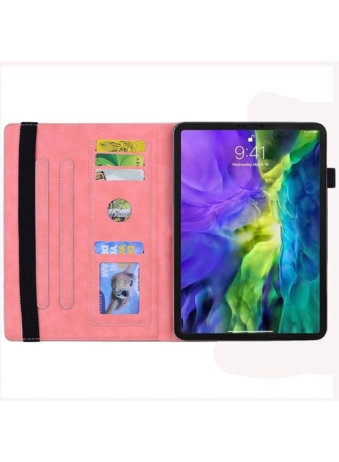 general Compatible with Lenovo Tab P12/ Xiaoxin Pad Pro 12.7 inch PU Leather Case Embossing Protective Shell Smart Case Stand Case Flip Cover - Image 2