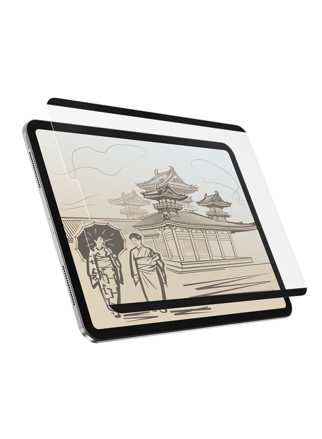 Suitable For Ipad Magnetic Paper Film Detachable Flat Ipadpro2022 Apple Matte Writing Painting Film-Color:ipad Magnetic Paper Film + Storage Clip + Accessories ]-Dimensions:Applicable IpadAir1/2/Pro ]