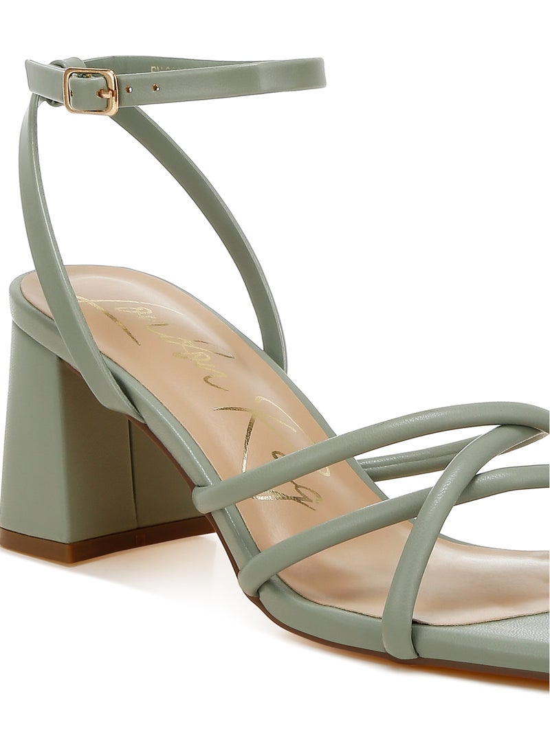 Low Block Heel Strappy Sandals in Green - pzsku/ZDFA3F4F543A5D9AD7C73Z/45/_/1739864280/6ed24f72-5493-40ce-b392-2c20e0f9b711