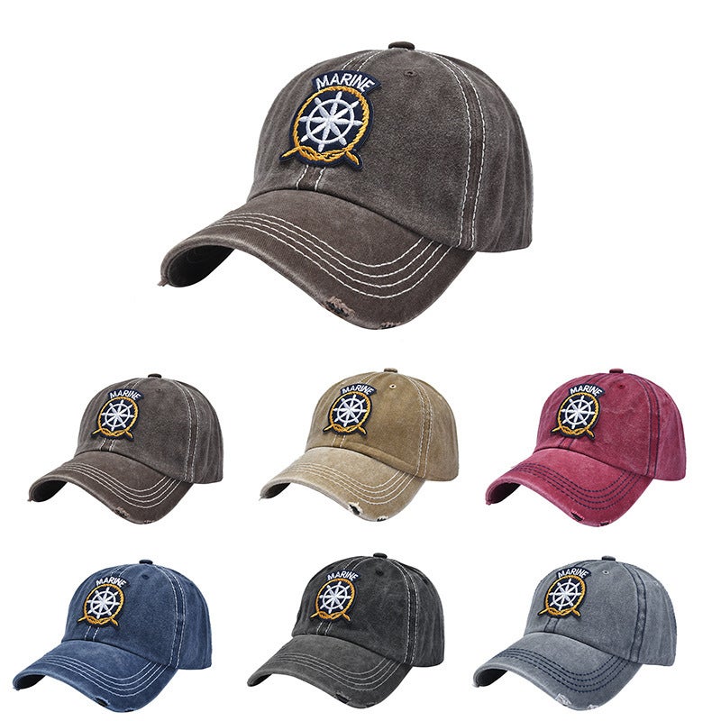 Baseball Cap Couple Plain Mesh Breathable Trucker Hat - Image 2