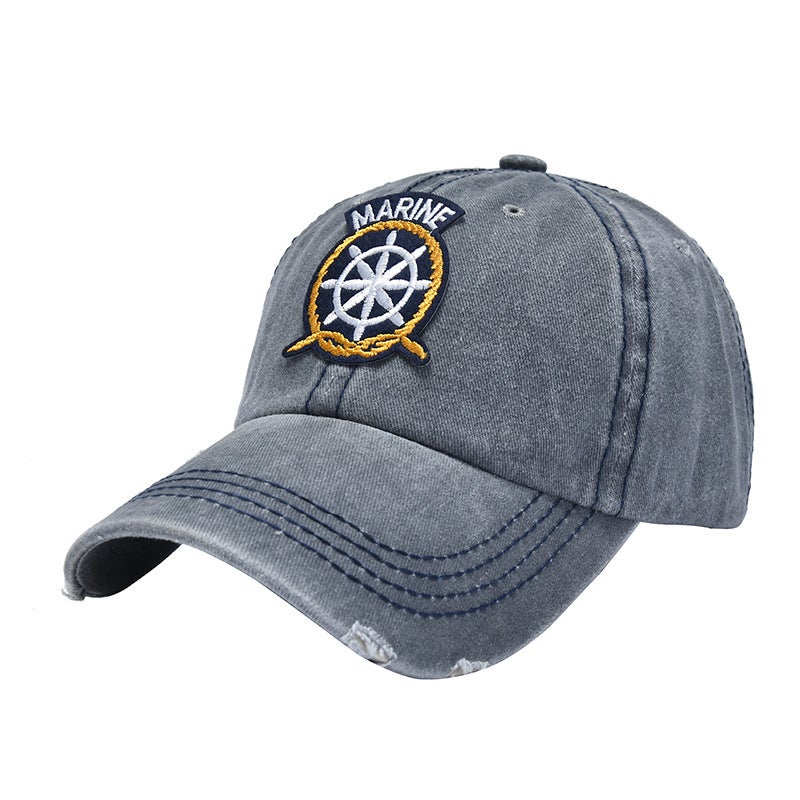 Baseball Cap Couple Plain Mesh Breathable Trucker Hat - Image 1