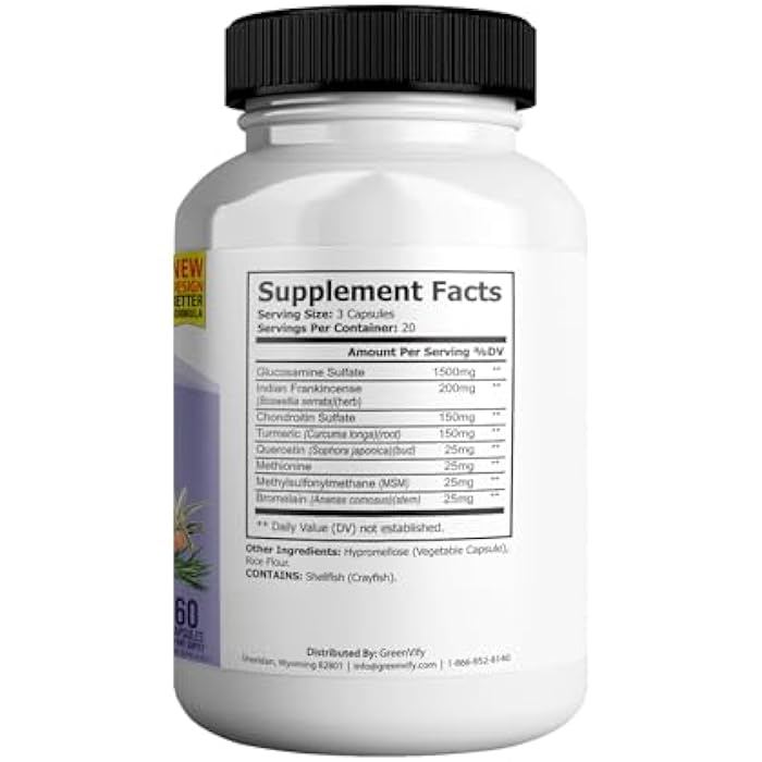 GREENVIFY Flush Factor Plus Max Natural Essences Natural Joint Support Supplement, 60 Capsules 20 Days Supply, Gluten Free, Sugar Free, Non-GMO, Made in USA (1) - Image 2
