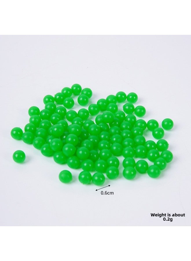 Loquat 0.6cm Simulation Diy Color Round Beads Taro Round Miniature Food Play Hand Jewelry Accessories Puzzle Play House Toys-Colour:One Green Taro Ball - Image 1