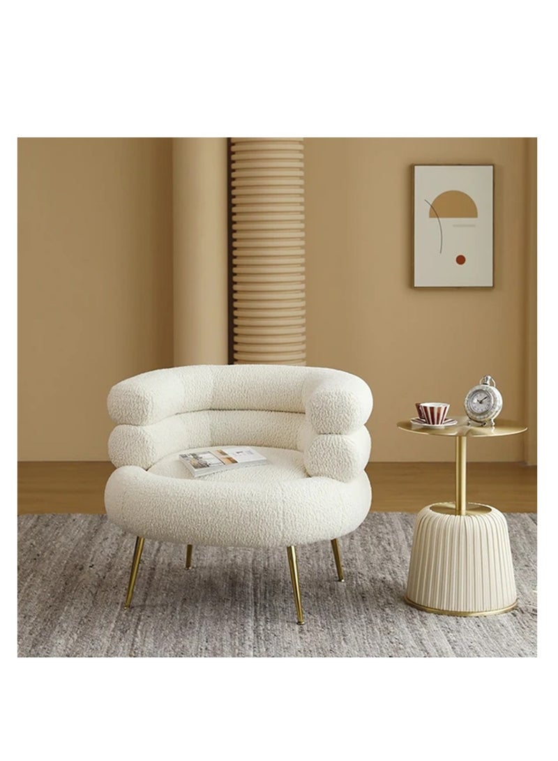 Comfynest Comfynest Bouclé U Form Accent Chair for Stylish and Modern Living  - Image 2