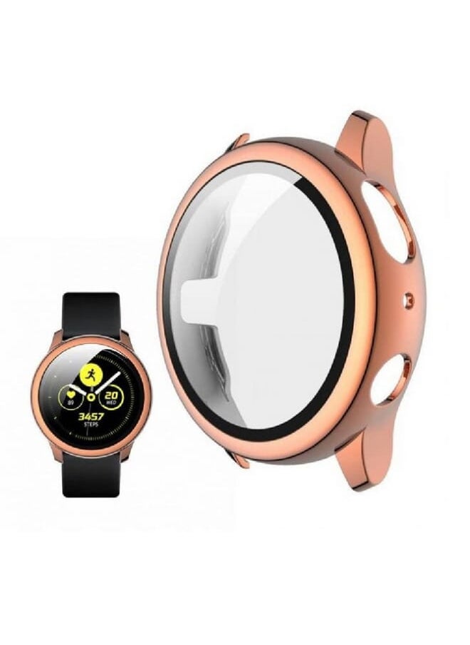 PROMASS Ultra Slim Full Coverage Bumper Protection Case Cover For Samsung Watch Active 2 44Mm Rose Gold  - Image 1