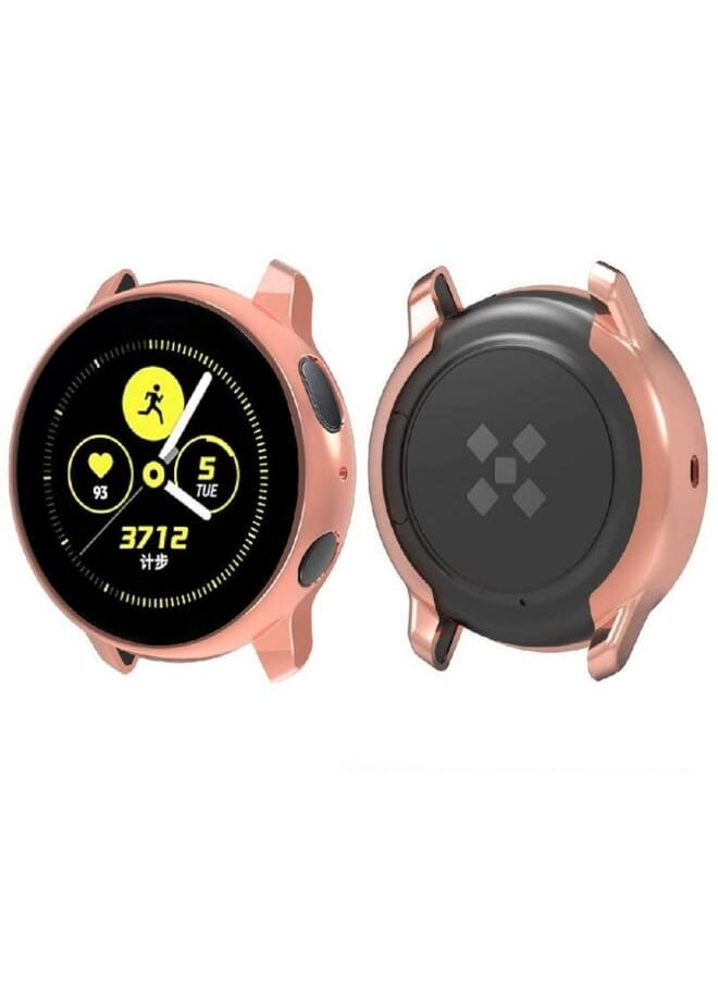 PROMASS Ultra Slim Full Coverage Bumper Protection Case Cover For Samsung Watch Active 2 44Mm Rose Gold  - Image 2