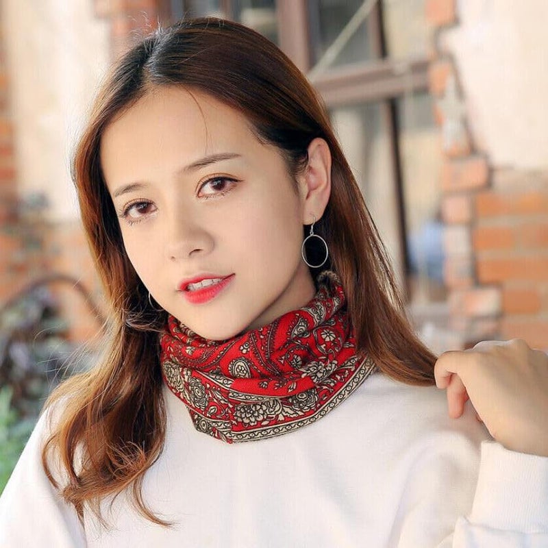 Alexvyan Ponytail Beanie Winter and Autumn Skull Cap Bandana Head Wear for Women Crochet Knit Cap Beanies Warm Caps Female Knitted Stylish Hat for Women's Girls & Ladies (in, Alpha, M, Red) - Image 5