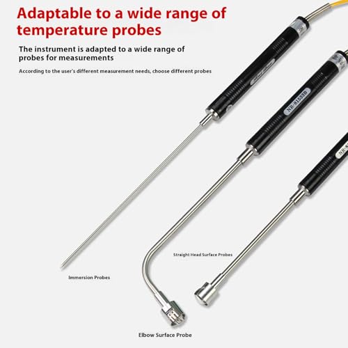 URBEST NR-81532B -50 to 500deg/C K Type Handheld Surface Thermocouple Probe for Measuring The Surface Temperature - Image 4