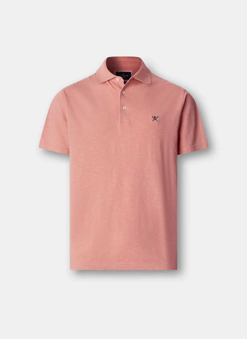 Classic Fit Short Sleeve Linen Trim Polo