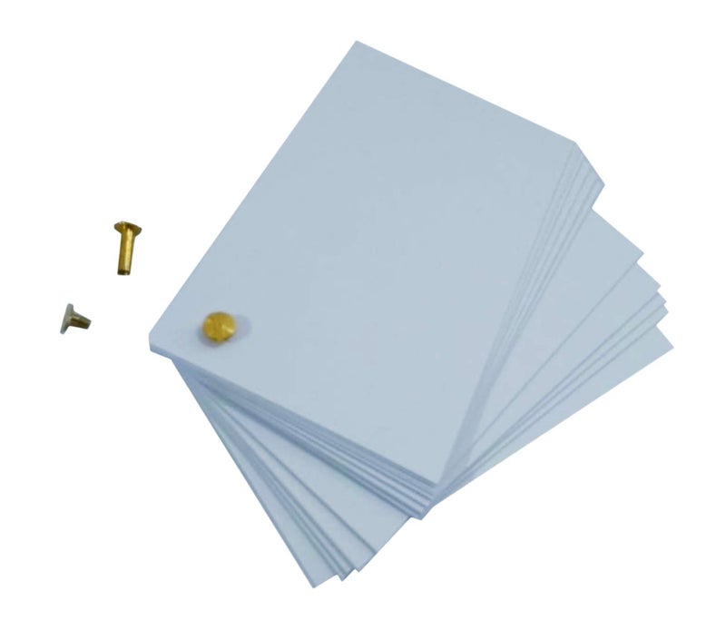 IMPRINT Punched Card Stock, Index Cards 3"x 5" White, 50 in This Package - Image 5