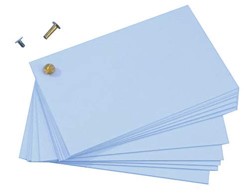 IMPRINT Punched Card Stock, Index Cards 3"x 5" White, 50 in This Package - Image 3