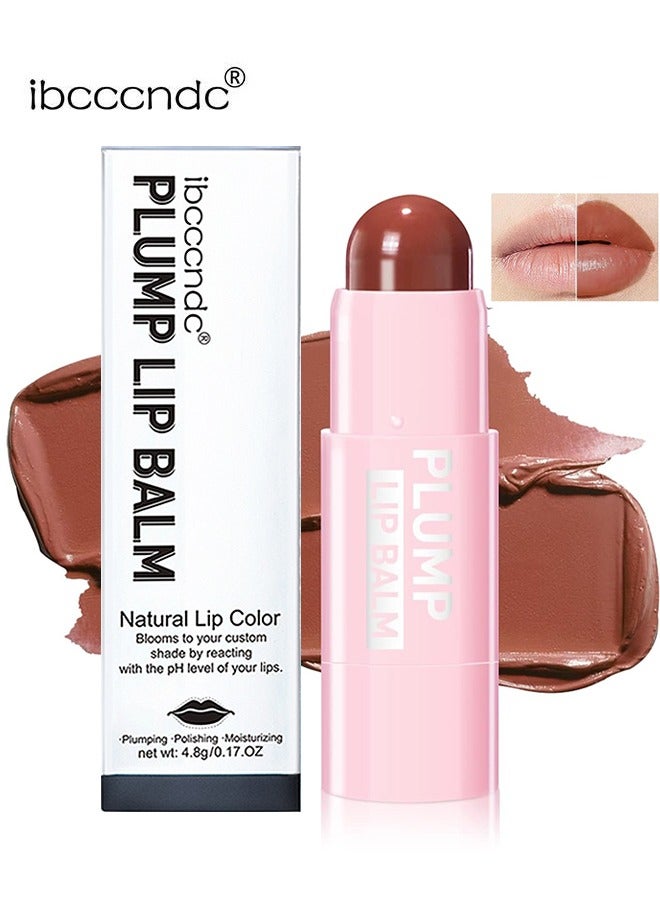 آي بي سي سي سي أن دي سي Plump Lip Lip Blender, مرطب الشفاه الملون، أحمر شفاه مرطب للنساء، بلسم ملون للشفاه، تفتيح الشفاه للشفاه الداكنة، مرطب ملون للشفاه، يقلل من تجاعيد الشفاه، تركيبة غير لزجة - Image 1