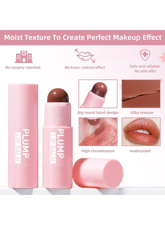 آي بي سي سي سي أن دي سي Plump Lip Lip Blender, مرطب الشفاه الملون، أحمر شفاه مرطب للنساء، بلسم ملون للشفاه، تفتيح الشفاه للشفاه الداكنة، مرطب ملون للشفاه، يقلل من تجاعيد الشفاه، تركيبة غير لزجة - Image 4