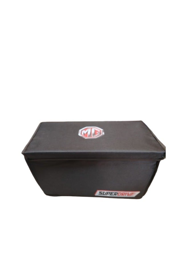 SUPERDRIVE MG Car Trunk Organizer – SUPERDRIVE Design – Multi-Use Foldable Storage Box – Black  - Image 2