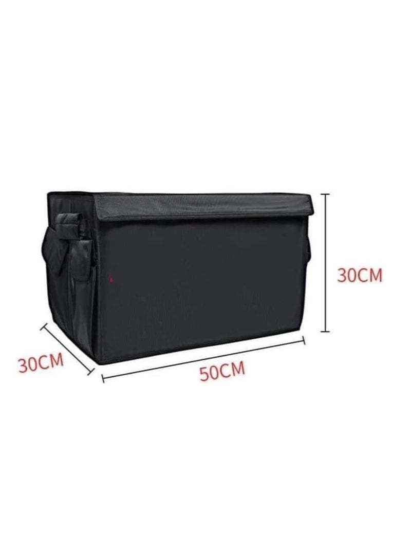 SUPERDRIVE MG Car Trunk Organizer – SUPERDRIVE Design – Multi-Use Foldable Storage Box – Black  - Image 5