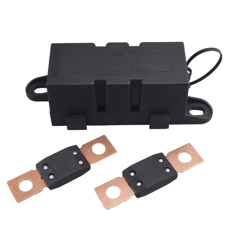 ANM H3 MEGA Automotive Blade Fuse Holder Black Bolt On Design 100A High Current Capacity - Image 4