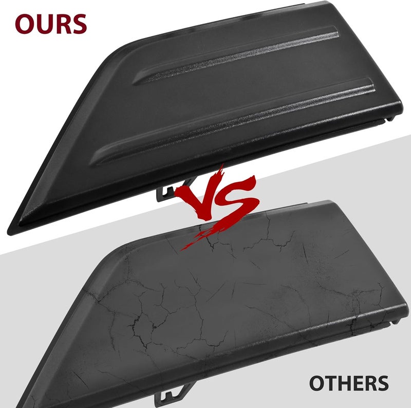 POKIAUTO Front Bumper Guards Pads for 2021+ F150, Front Bumper Inserts Body Armor Anti-Scratch Edge Trim Cover for 2021 2022 2023 Ford F-150 Accessories(2PCS, Black) - Image 5