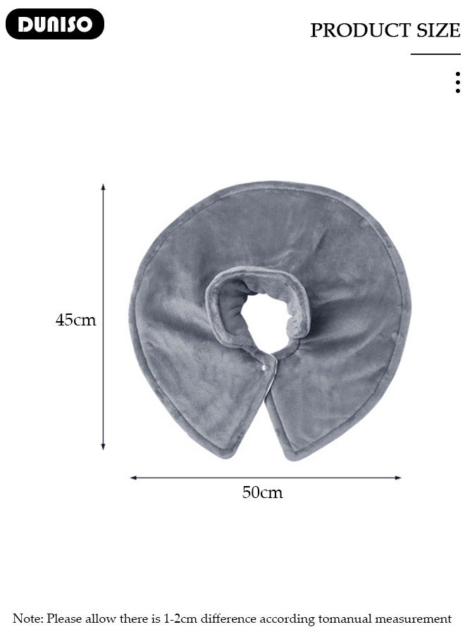 DUNISO وسادة تدفئة، وسادة حرارة كهربائية لتخفيف آلام الرقبة والكتفين، وسادة حرارة كبيرة وسريعة مع 10 إعدادات حرارة، 3 خيارات مؤقت، إيقاف تشغيل تلقائي، قابلة للغسل في الغسالة، للاستخدام المنزلي - Image 4