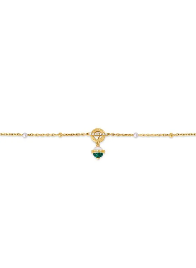 CERRUTI 1881 Luciana Gold Plated Stainless Steel Chain Bracelet for Women 170mm