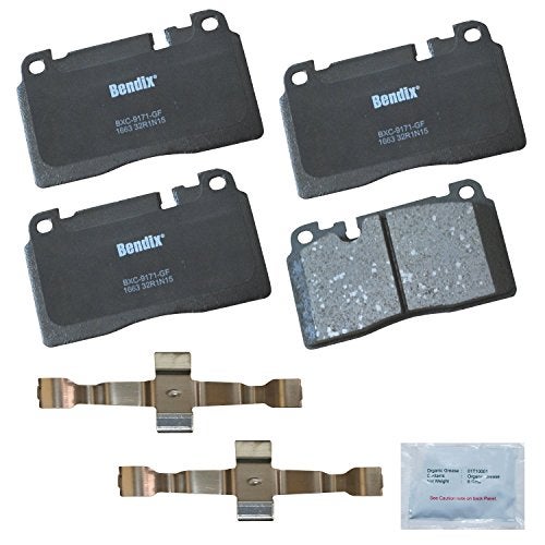 Bendix Priority1 CFC1663 Ceramic Front Brake Pads for Audi A6 2016, Q5 2017-2013 - Image 1