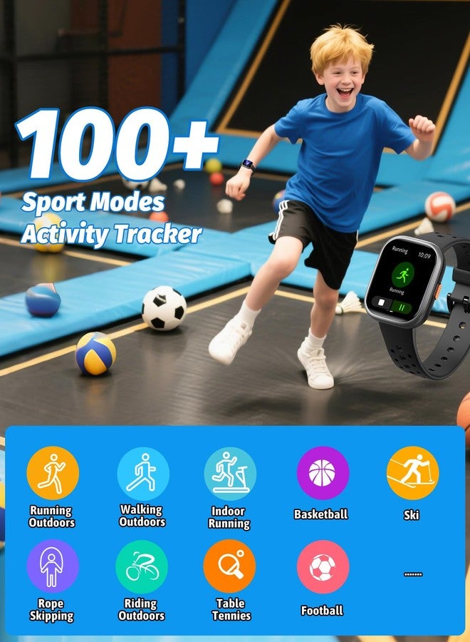 Teslahero Upgraded Kids Smart Watch Fitness Tracker, 1.85" Screen with 12 Puzzle Games, Heart Rate Sleep Monitor, Pedometer, Waterproof Activity Tracker with/without APP for Fitbit Boys Girls (Purple) - Image 3