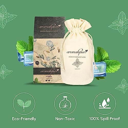 Aromahpure Premium Car Perfume Fragrance Flakes - Cool, Luxury Car Air Freshener made Organically with Essential Oil, Grains, and Flakes - 50 Gms, Last Upto 30 days, IFRA certified - Image 5