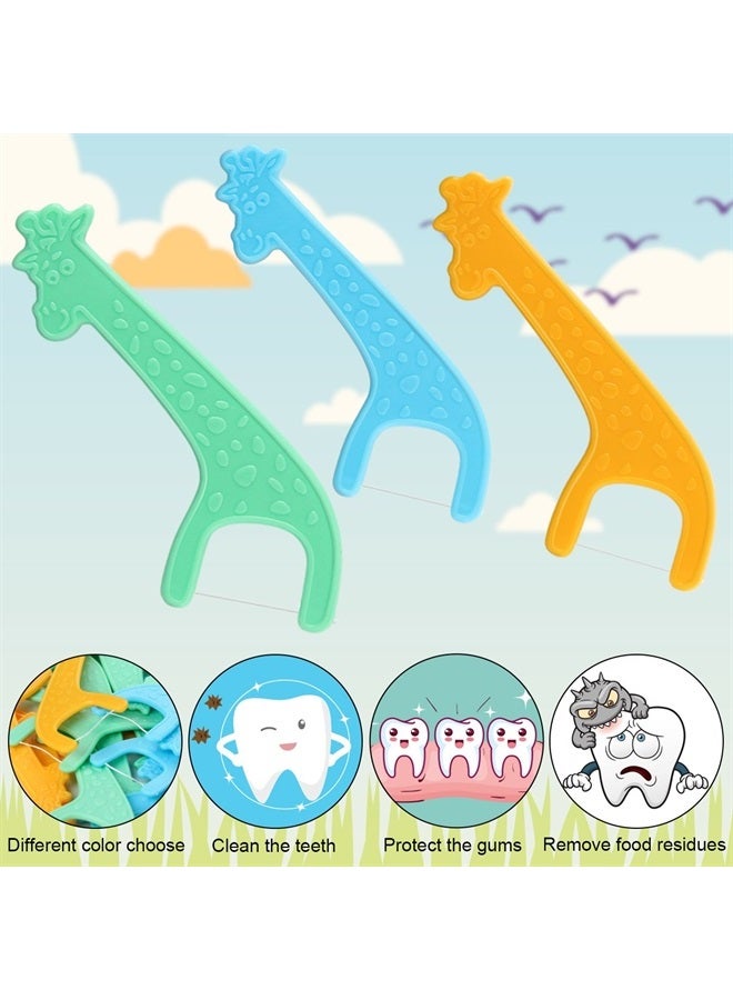 FAMILIFE Floss Picks, 120 Picks Kid's Dental Floss Picks without Fluoride, Tooth Picks Flossers with 4 Travel Handy Cases, Helps to Fight Tooth Decay and Keep Your Kids' Teeth Clean, Floss for Family - Image 3