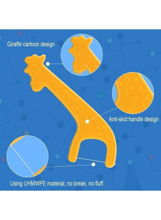 FAMILIFE Floss Picks, 120 Picks Kid's Dental Floss Picks without Fluoride, Tooth Picks Flossers with 4 Travel Handy Cases, Helps to Fight Tooth Decay and Keep Your Kids' Teeth Clean, Floss for Family - Image 4