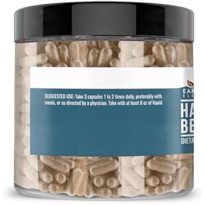 Earthborn Elements Hawthorn Berry Extract 200 Capsules, Pure & Undiluted, No Additives - Image 3